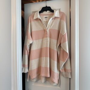 Aerie Prep Rally Button Sweatshirt